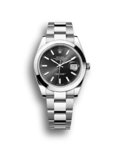 Rolex Datejust: 41 mm, Oystersteel, bright black dial, Oyster bracelet, m126300-0011