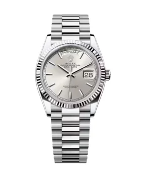 Replica Rolex Day-Date Silver Dial 128236-0001 36 mm