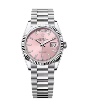 Replica Rolex Day-Date Pink Diamond Dial 128236-0024 36 mm