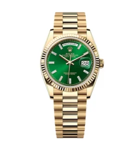 Super Clone Rolex Day-Date Bright Green Diamond Dial 128238-0130 36 mm
