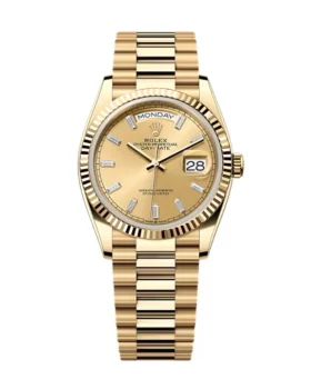 Replica Rolex Day-Date Champagne Diamond Dial 128238-0132 36 mm