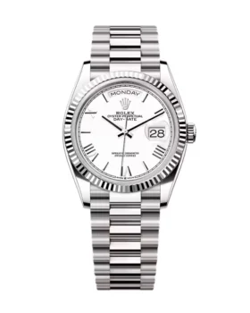 Replica Rolex Day-Date White Dial 128239-0059 36 mm