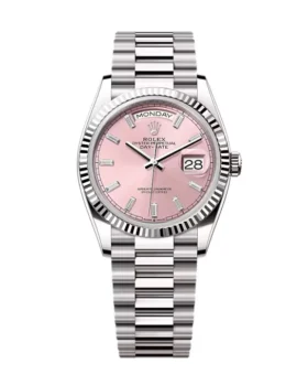 Replica Rolex Day-Date Pink Diamond Dial 128239-0071 36 mm