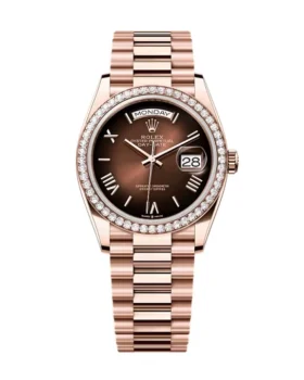 Replica Rolex Day-Date Brown Ombré Dial 128345rbr-0075 36 mm