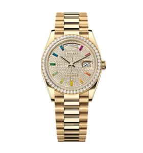 Super Clone Rolex Day-Date Diamond-Paved Dial 128348rbr-0030 36 mm
