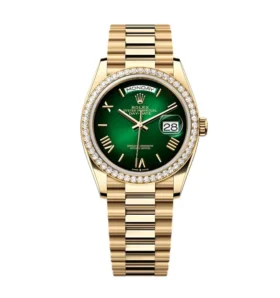 Super Clone Rolex Day-Date Green Ombré Dial 128348rbr-0068 36 mm