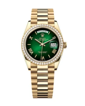 Replica Rolex Day-Date Green Ombré Dial 128348rbr-0068 36 mm