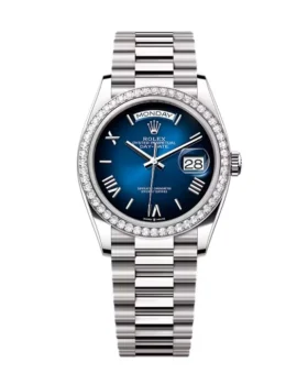 Replica Rolex Day-Date Blue Ombré Dial 128349rbr-0047 36 mm
