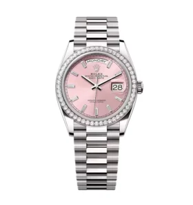 Super Clone Rolex Day-Date Pink Diamond Dial 128349rbr-0053 36 mm