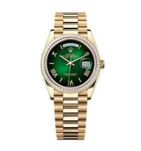 Super Clone Rolex Day-Date Green Ombré Dial 128398tbr-0028 36 mm