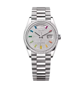 Super Clone Rolex Day-Date Diamond-Paved Dial 128399tbr-0005 36 mm