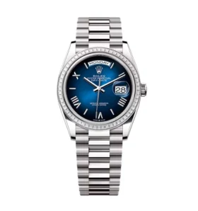Super Clone Rolex Day-Date Blue Ombré Dial 128399tbr-0021 36 mm