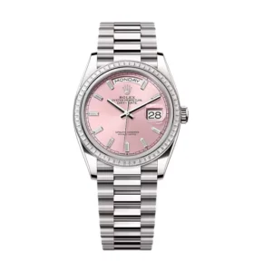 Super Clone Rolex Day-Date Pink Diamond Dial 128399tbr-0029 36 mm