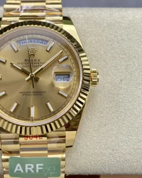 Fake Rolex Day-Date II Champagne Dial 228238 40 mm