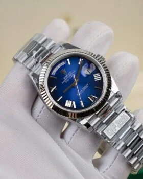 Fake Rolex Day-Date Blue Ombré Dial 228239-0076 40 mm