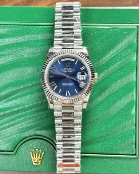 Fake Rolex Day-Date Blue Dial 228239-0007 40 mm