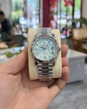 Fake Rolex Day-Date Ice Blue Dial 228236-0012 40 mm