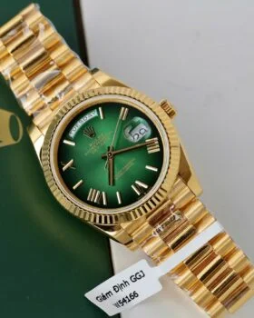 Fake Rolex Day-Date Green Ombré Dial 228238-0069 40 mm