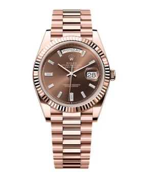 Replica Rolex Day-Date Chocolate Diamond Dial 228235-0003 40 mm