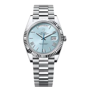 Super Clone Rolex Day-Date Ice Blue Dial 228236-0012 40 mm