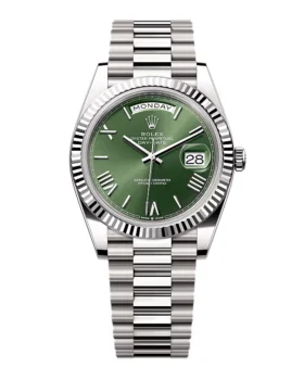 Replica Rolex Day-Date Olive Green Dial 228239-0033 40 mm