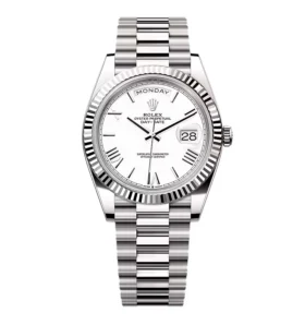 Super Clone Rolex Day-Date White Dial 228239-0046 40 mm