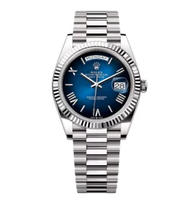 Super Clone Rolex Day-Date Blue Ombré Dial 228239-0076 40 mm
