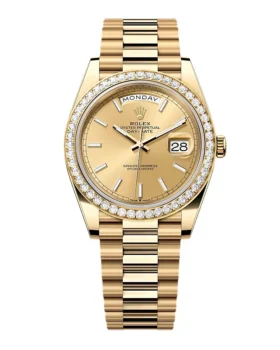Replica Rolex Day-Date Champagne Dial 228348rbr-0008 40 mm