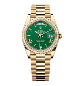 Super Clone Rolex Day-Date Green Dial 228348RBR-0040 40 mm