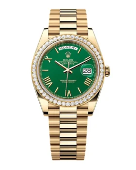 Replica Rolex Day-Date Green Dial 228348RBR-0040 40 mm
