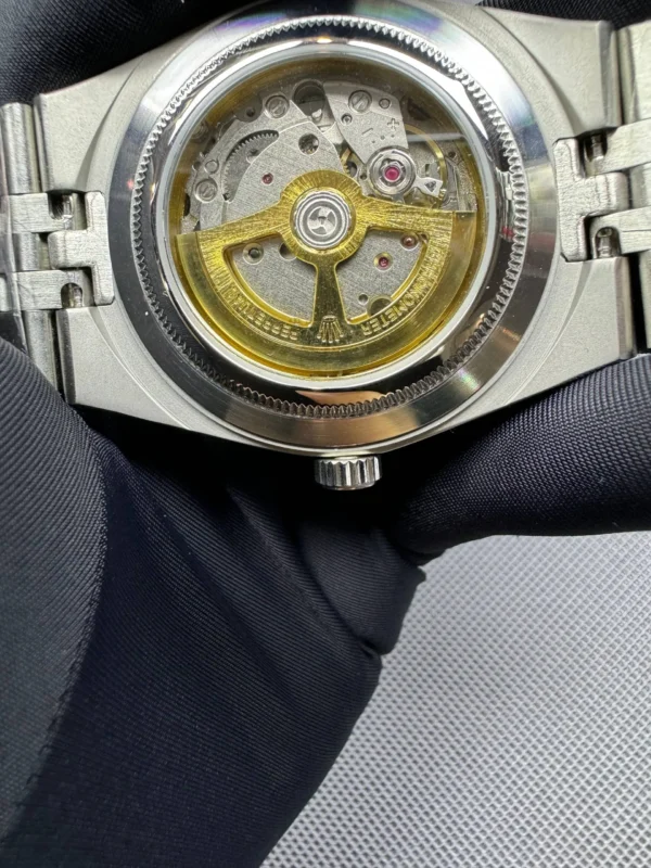 Fake Rolex Land-Dweller 40 mm Ice Blue Dial 5