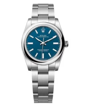 Replica Rolex Oyster Perpetual 277200 Med Blue Dial