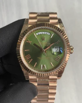 Fake Rolex Day-Date Olive Dial 128235 36 mm