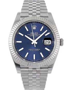Replica Rolex Datejust Blue Dial 126334 Jubilee 41 mm