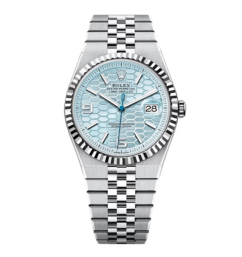 Rolex Land-Dweller 40 mm Ice Blue Dial