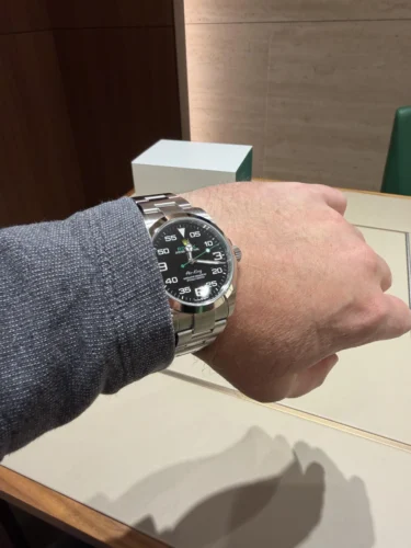Rolex Air-King Black Dial 1454020 photo review