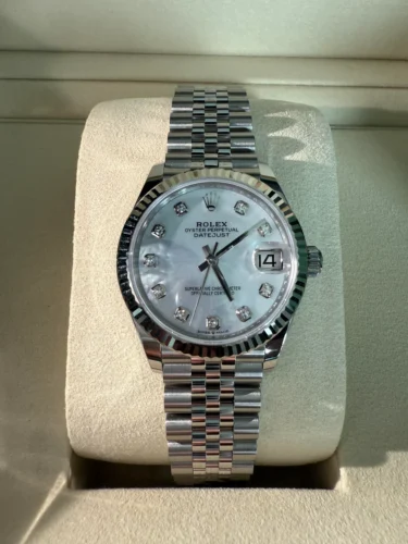 Rolex Datejust Mother of Pearl Ladies 179179 photo review