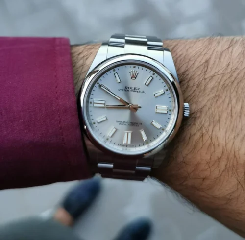 Rolex Oyster Perpetual 41mm Silver photo review