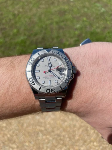 Rolex Yacht-Master Silver 116622 photo review