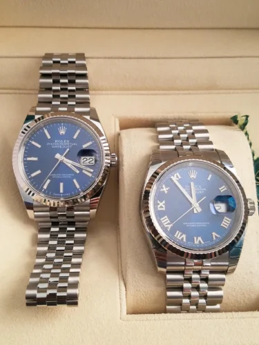 Rolex Datejust Blue Dial 116234 photo review