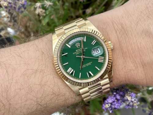 Rolex Day-Date 228238 40mm Green photo review