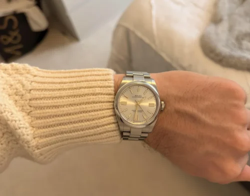Click to view full screen Rolex Oyster Perpetual 41mm Silver photo review