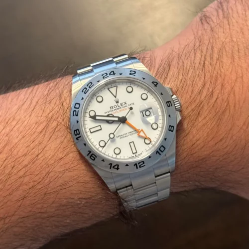 Click to view full screen Rolex Explorer II White 42mm 226570WSO (Polar) photo review
