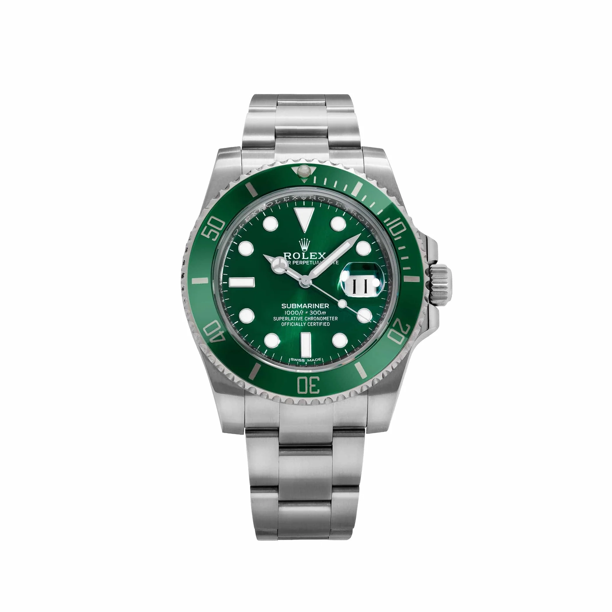 Super Clone Rolex Submariner Green Dial 116610LV (Hulk)